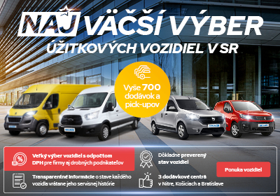 Najväčší výber úžitkových vozidiel